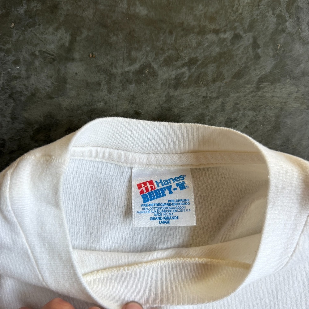 Vintage 90s Tervuren Two Miler Race Dog Run 1994 Single Stitch Graphic Mens L - Picture 5 of 9